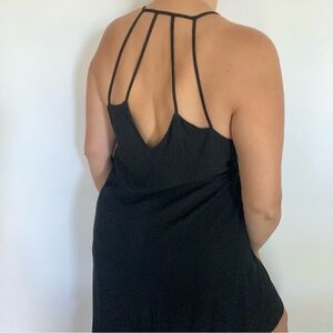 NWT Black Strappy Back Dress